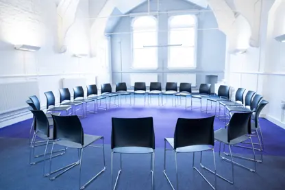 Set up for circle or chairs