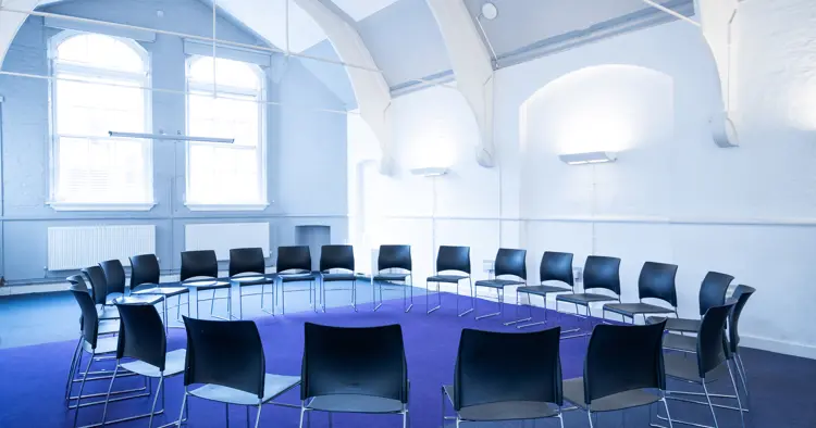 Chapel Room cirlce of chairs