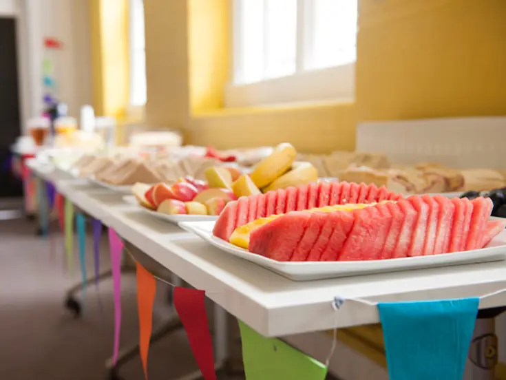 Seasonal fruit platters