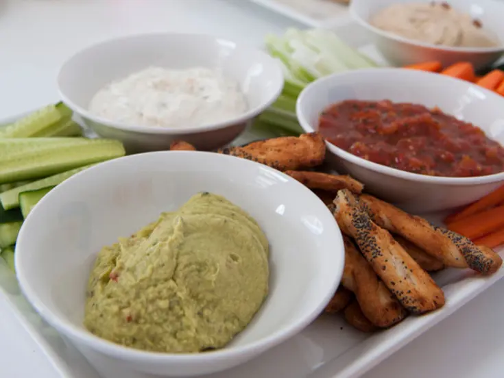 Dips with crudities