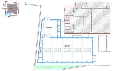 Studio plan from above