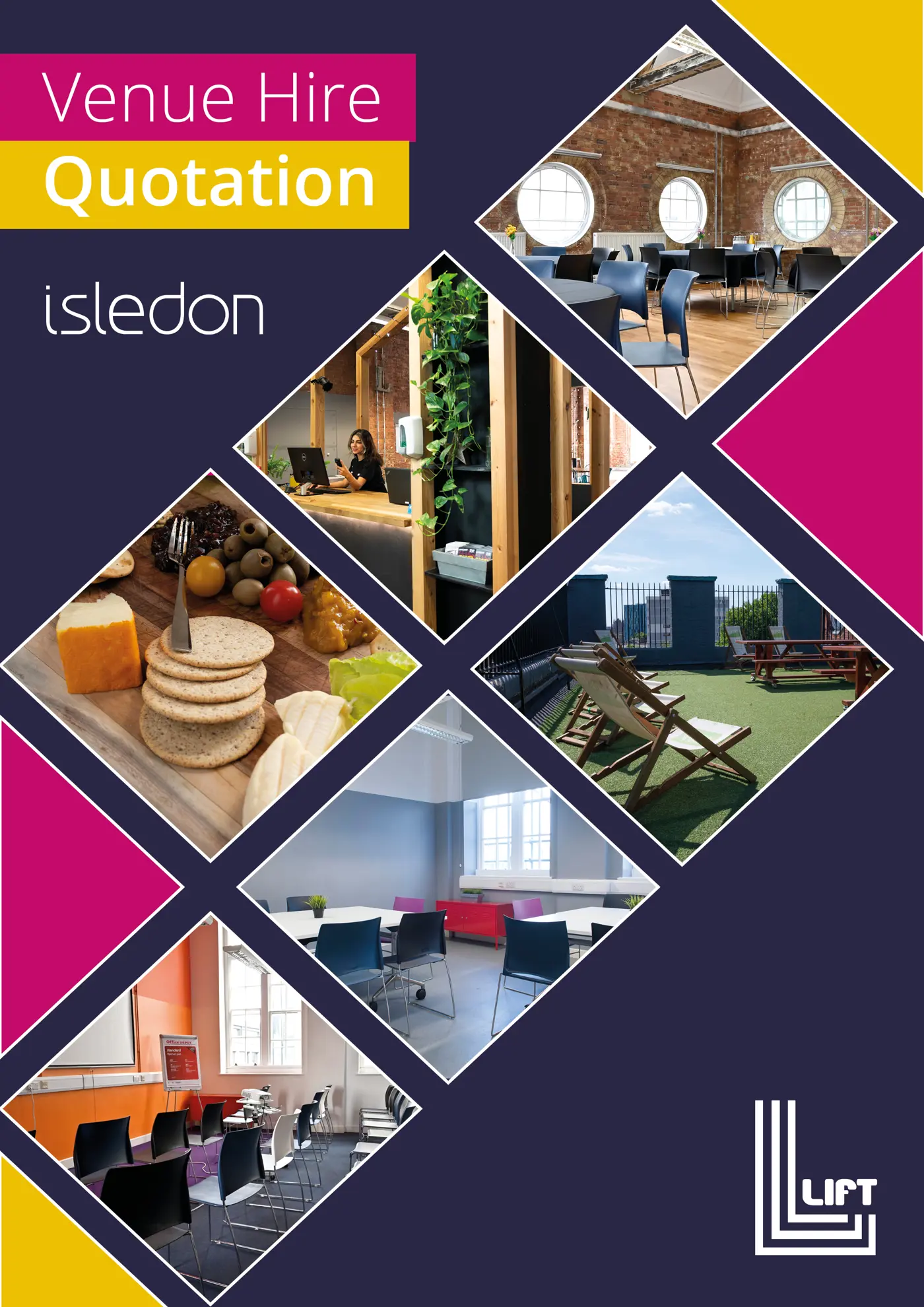 Isledon Lift Venue Hire Quotation cover