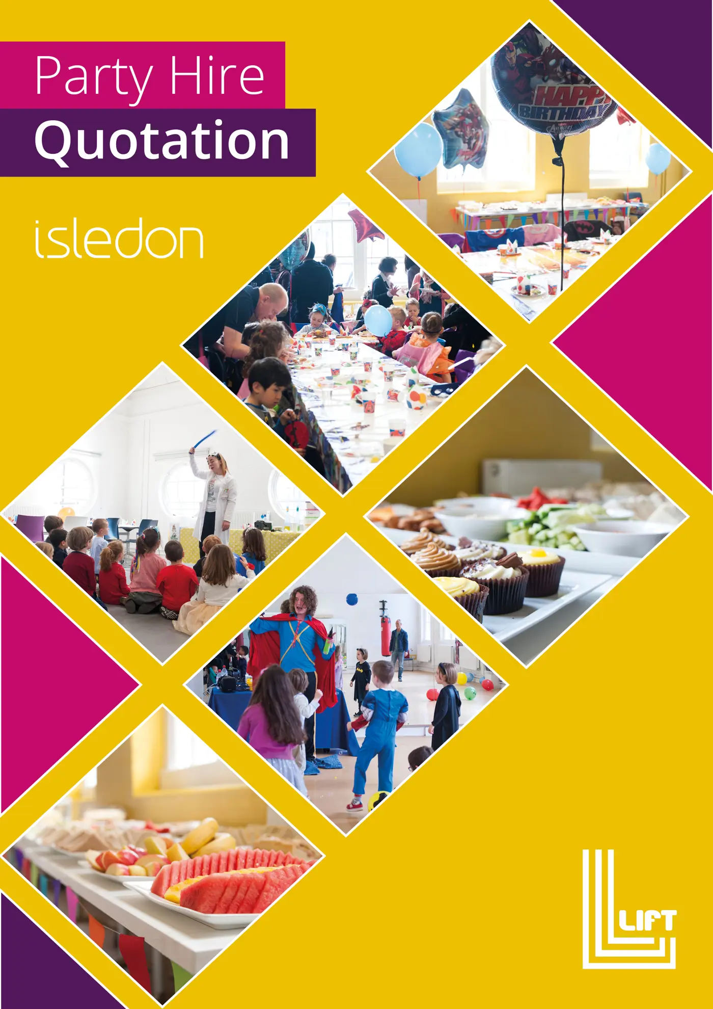 Isledon Party Hire Quotation cover