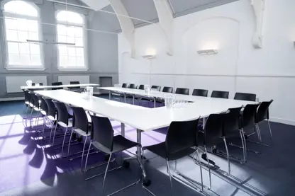 Set up horseshoe style